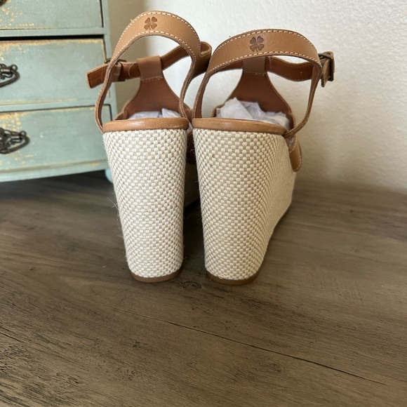 Lucky Brand Tan Wedge Sandals - Picture 4 of 5